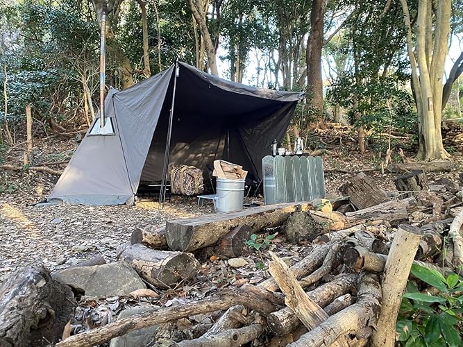 Amazon.co.jp: Soomloom1.65ミリタリーテント1.65 Military Tent 煙突